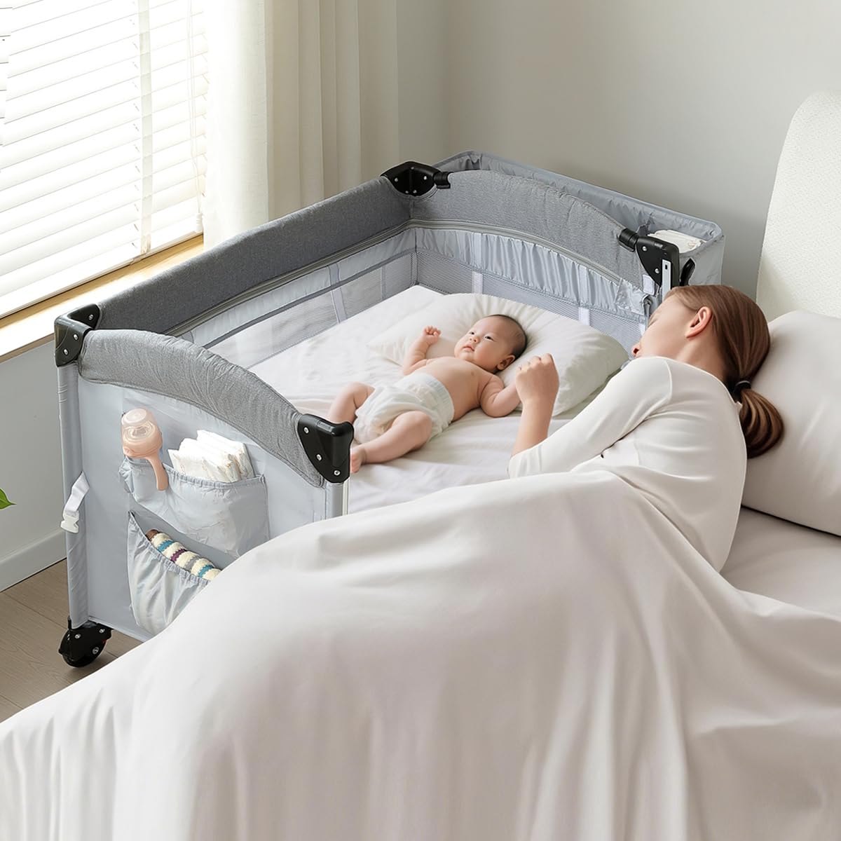 ベビーベッド ベビーサークル 折りたたみ 添い寝ベッド 多機能 軽量 Amazon.co.jp: Kennkari ベビーベッド ベビーサークル